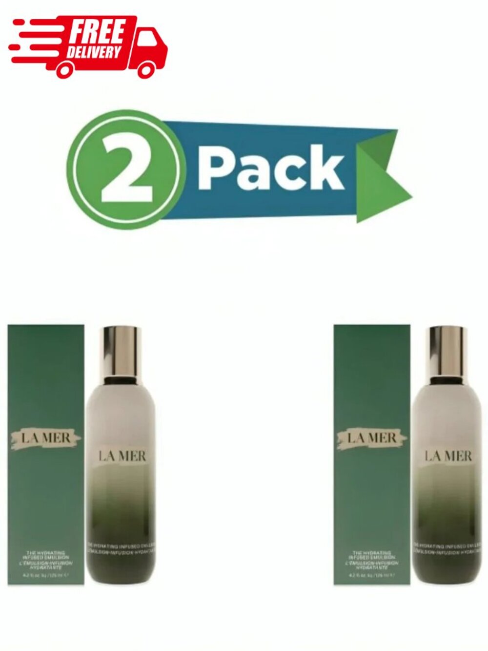 La Mer Hydrating Infusion Serum 4.2oz Deep Moisture Face Treatment NIB 2X